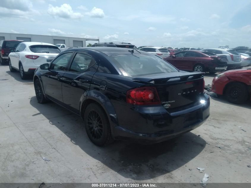 2014 DODGE AVENGER SXT - 1C3CDZCB6EN121097