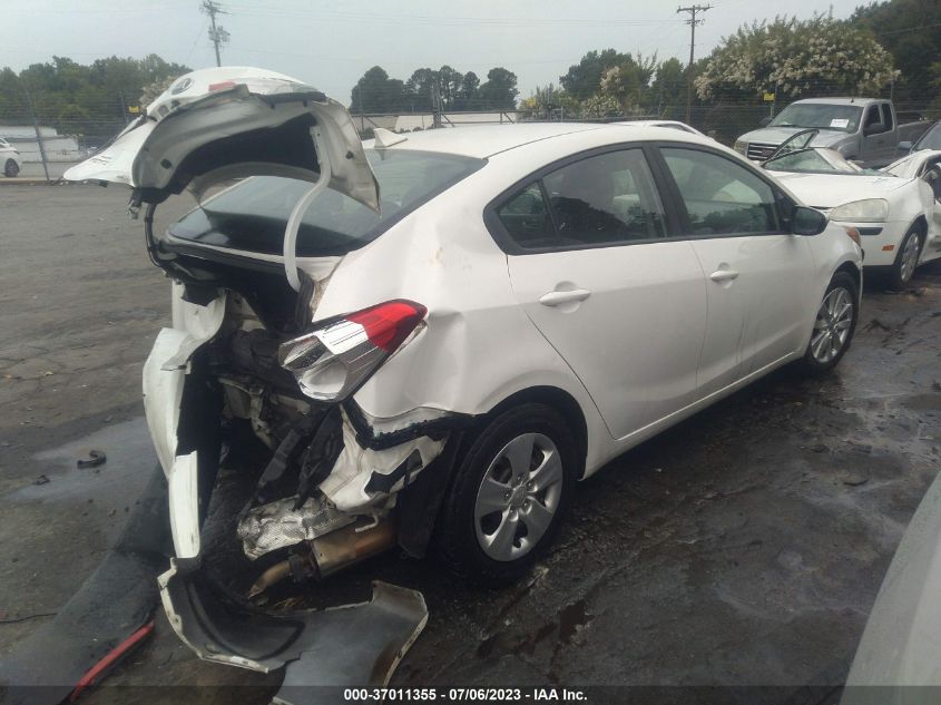 2016 KIA FORTE - KNASX4A60G5535372