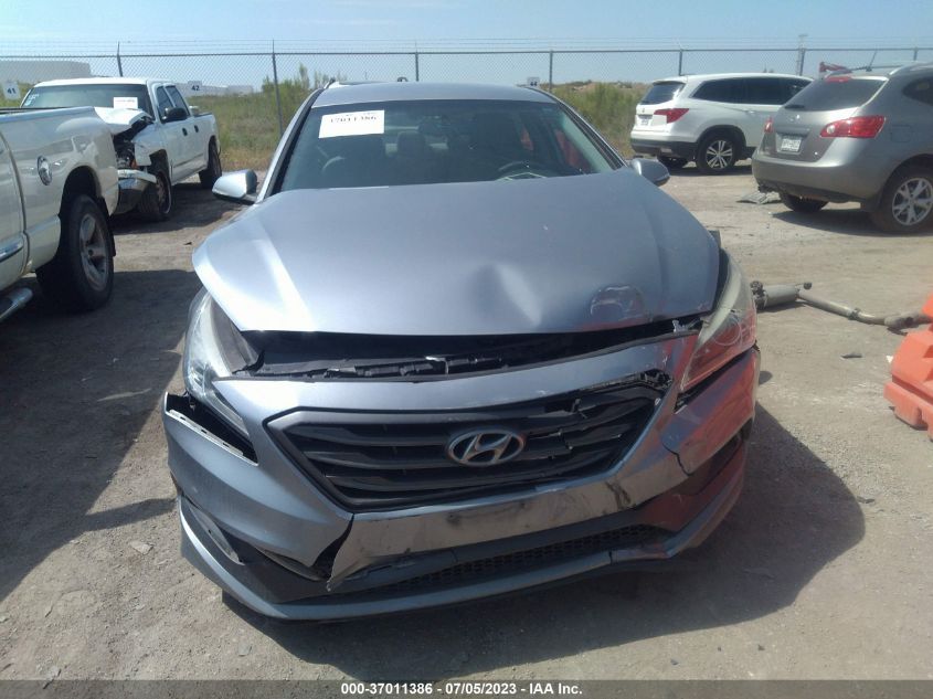 2016 HYUNDAI SONATA 2.4L SPORT - 5NPE34AF0GH283276