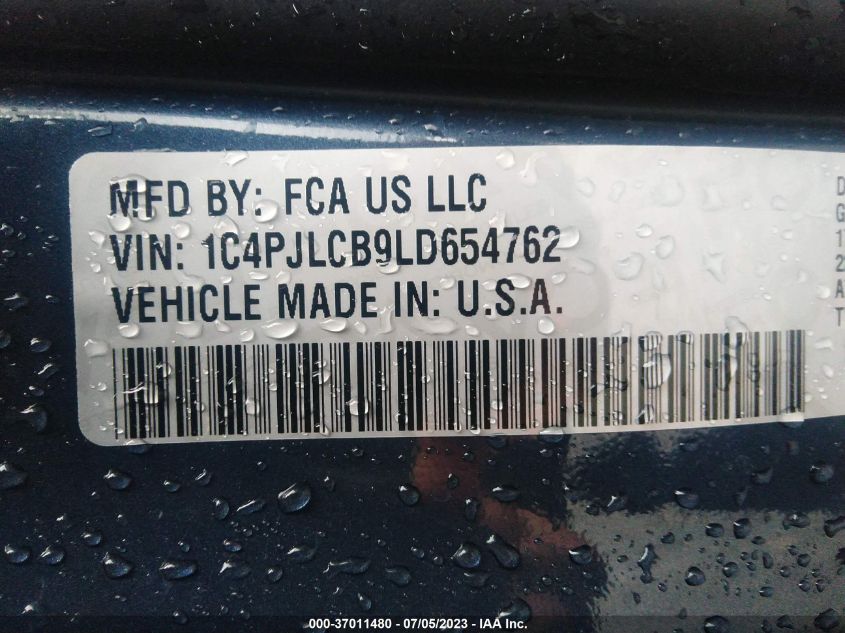 2020 JEEP CHEROKEE LATITUDE - 1C4PJLCB9LD654762