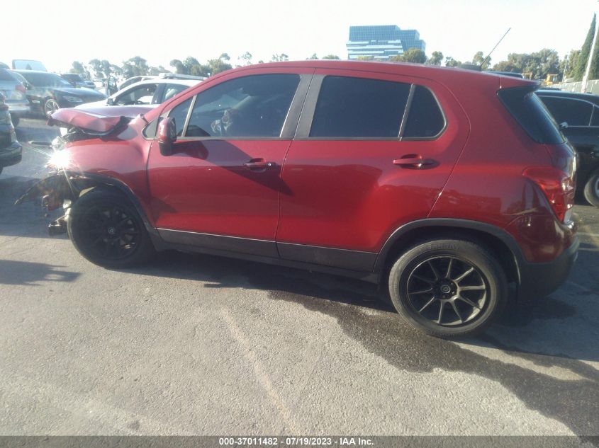 2015 CHEVROLET TRAX LS - KL7CJKSB4FB085830