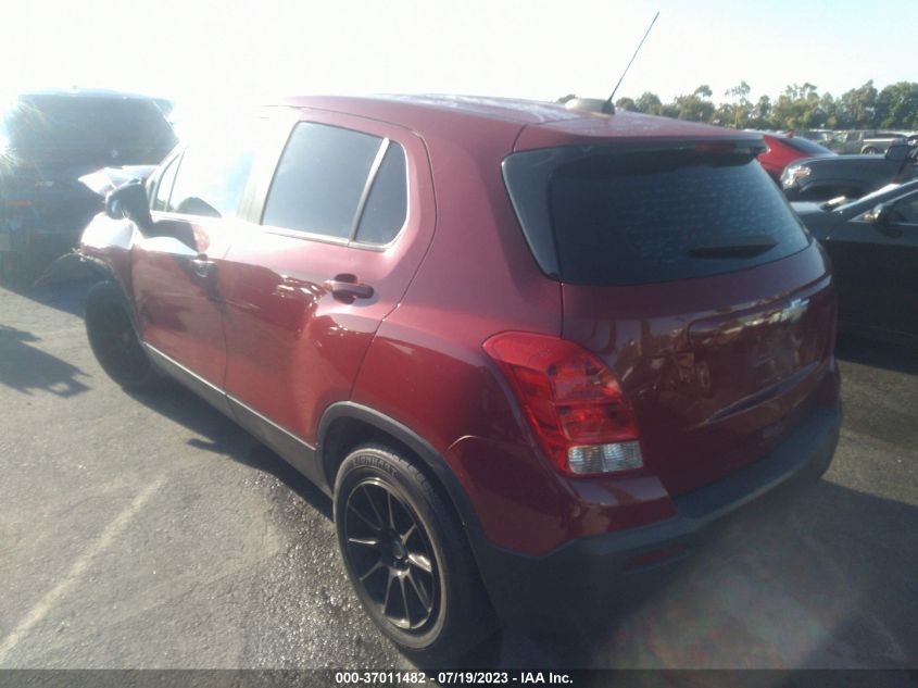 2015 CHEVROLET TRAX LS - KL7CJKSB4FB085830