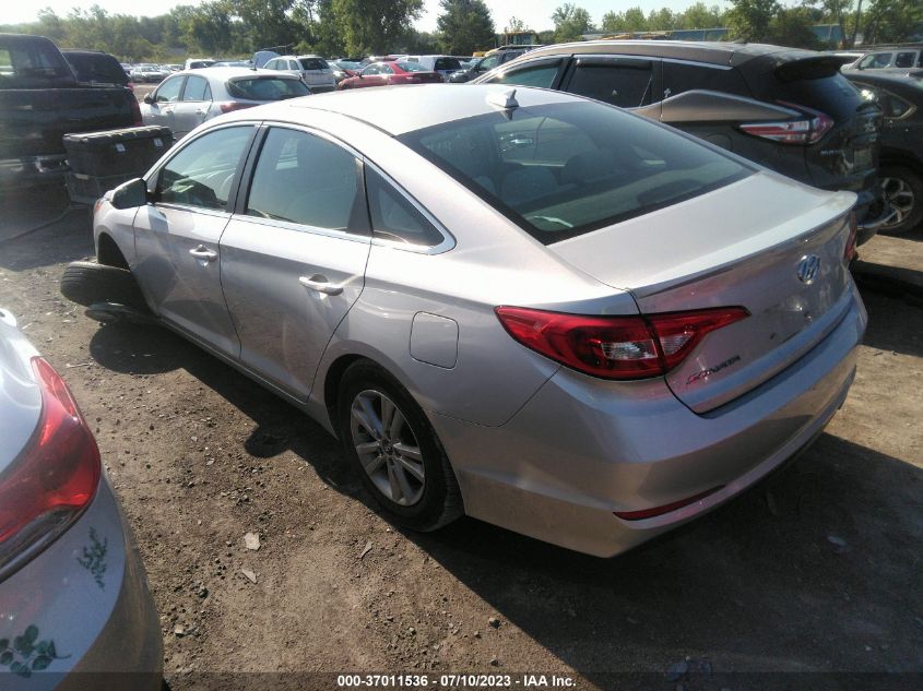 2017 HYUNDAI SONATA SE - 5NPE24AF4HH489169