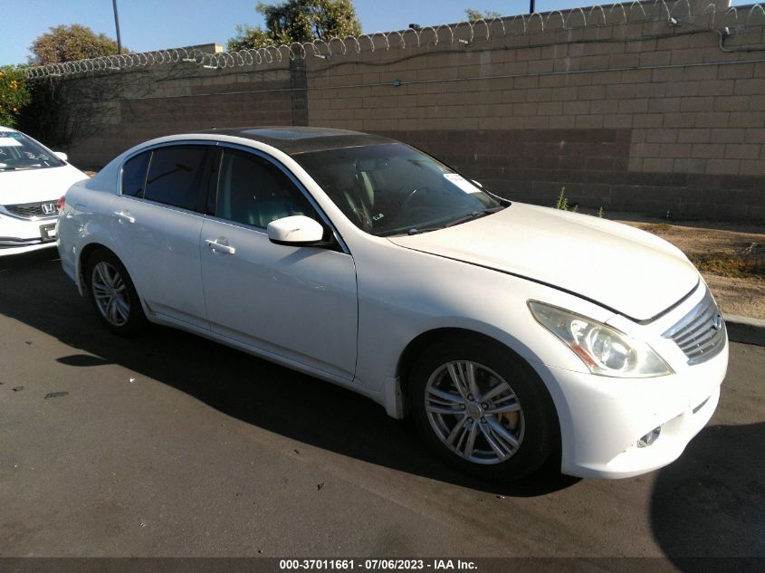 2013 INFINITI G37 SEDAN JOURNEY - JN1CV6AP1DM713889