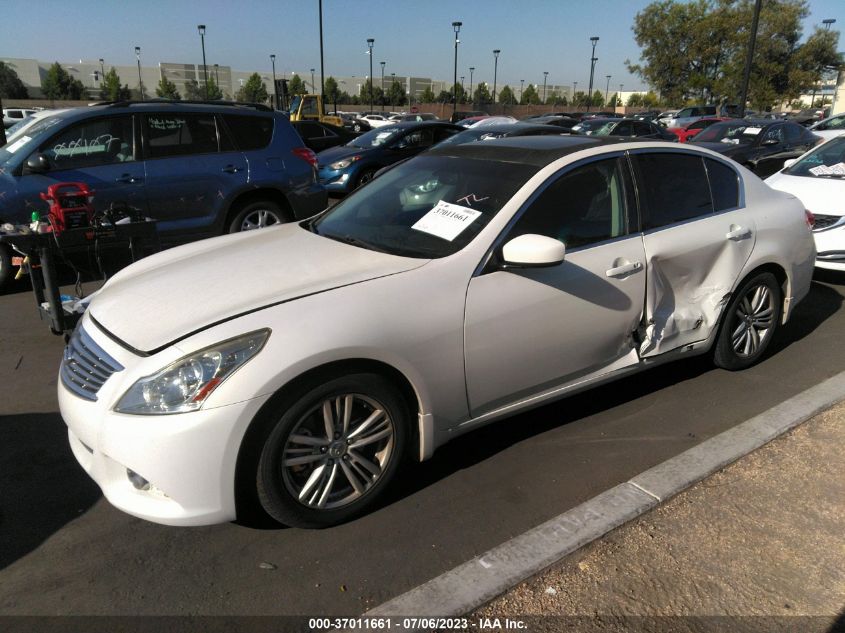 2013 INFINITI G37 SEDAN JOURNEY - JN1CV6AP1DM713889