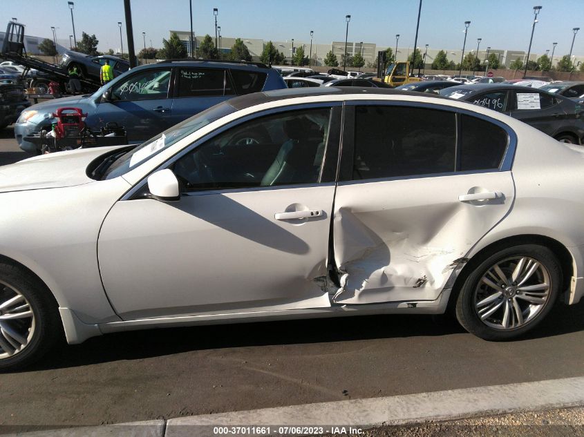 2013 INFINITI G37 SEDAN JOURNEY - JN1CV6AP1DM713889