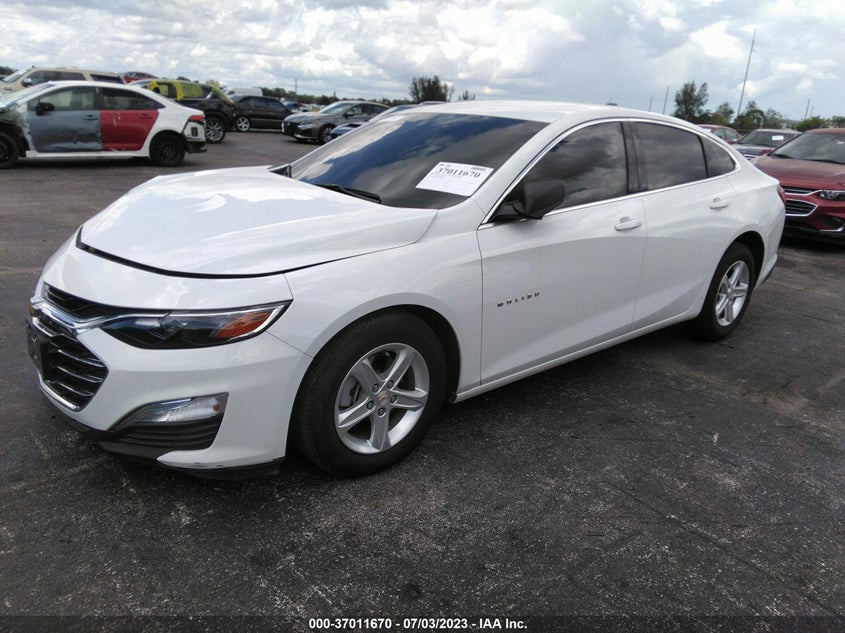 VIN 1G1ZB5ST2NF188488 2022 CHEVROLET MALIBU LS