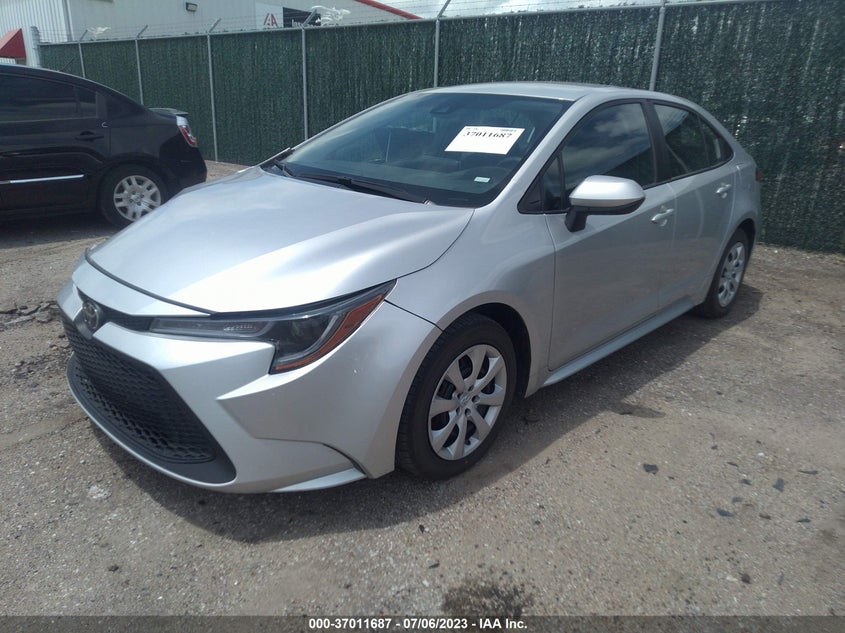 VIN 5YFEPMAE1MP244027 2021 TOYOTA COROLLA LE