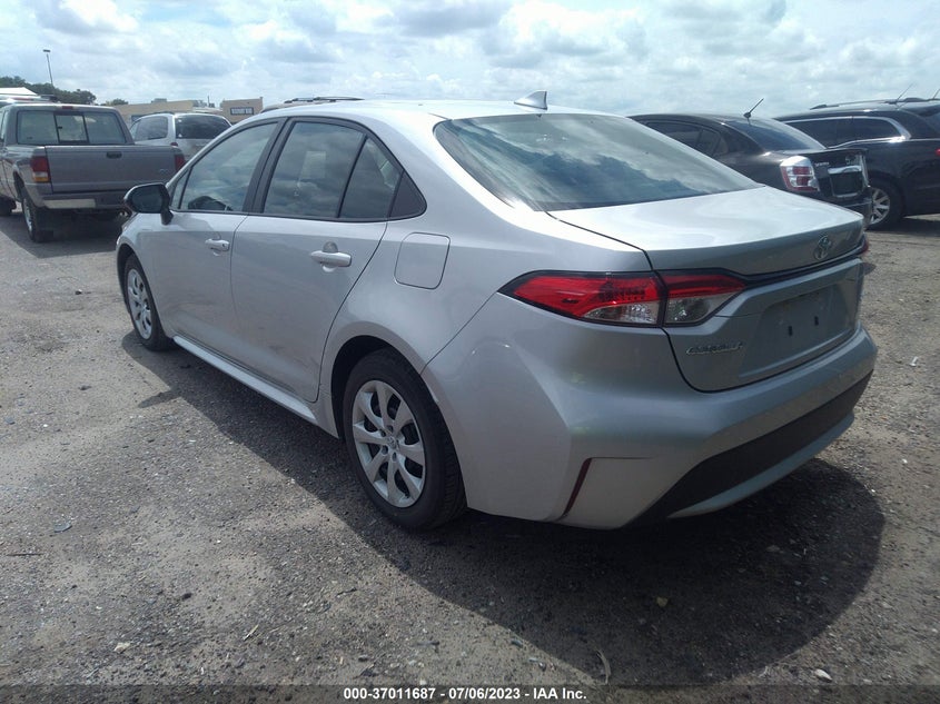 VIN 5YFEPMAE1MP244027 2021 TOYOTA COROLLA LE