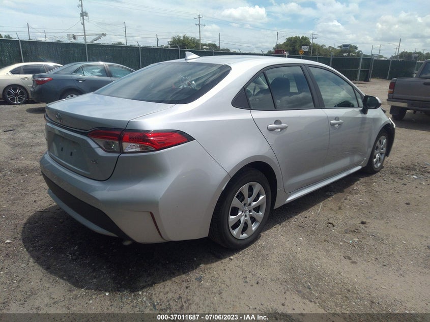 VIN 5YFEPMAE1MP244027 2021 TOYOTA COROLLA LE