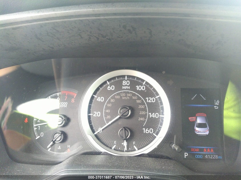 VIN 5YFEPMAE1MP244027 2021 TOYOTA COROLLA LE