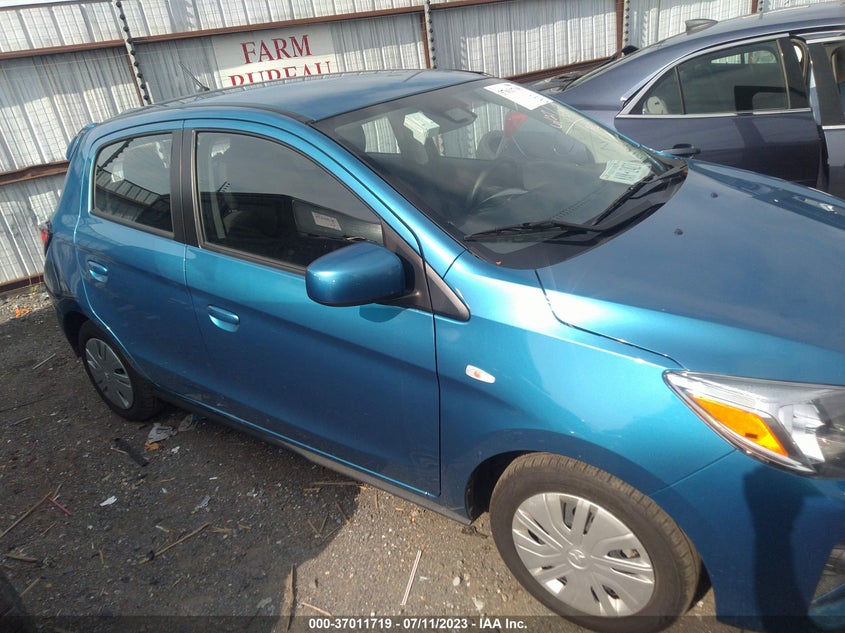 VIN ML32AUHJXNH008225 2022 MITSUBISHI MIRAGE ES/LE
