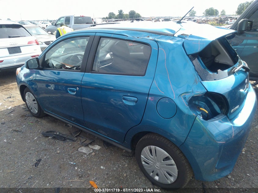 VIN ML32AUHJXNH008225 2022 MITSUBISHI MIRAGE ES/LE