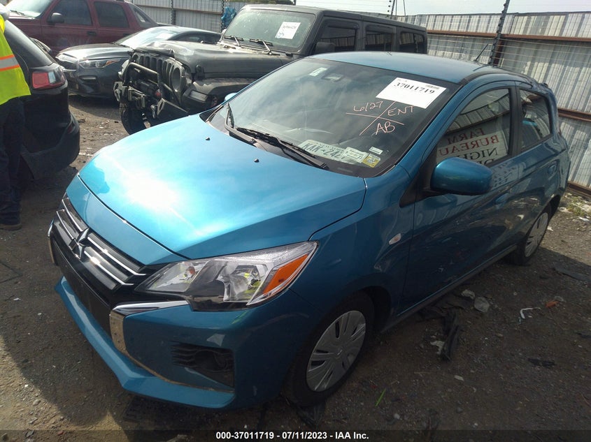 VIN ML32AUHJXNH008225 2022 MITSUBISHI MIRAGE ES/LE