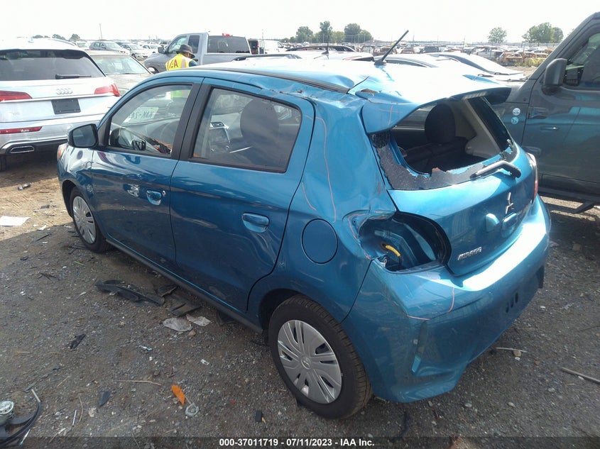 VIN ML32AUHJXNH008225 2022 MITSUBISHI MIRAGE ES/LE