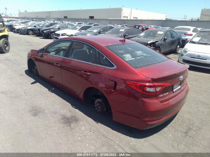 2016 HYUNDAI SONATA 2.4L SE - 5NPE24AF2GH375783