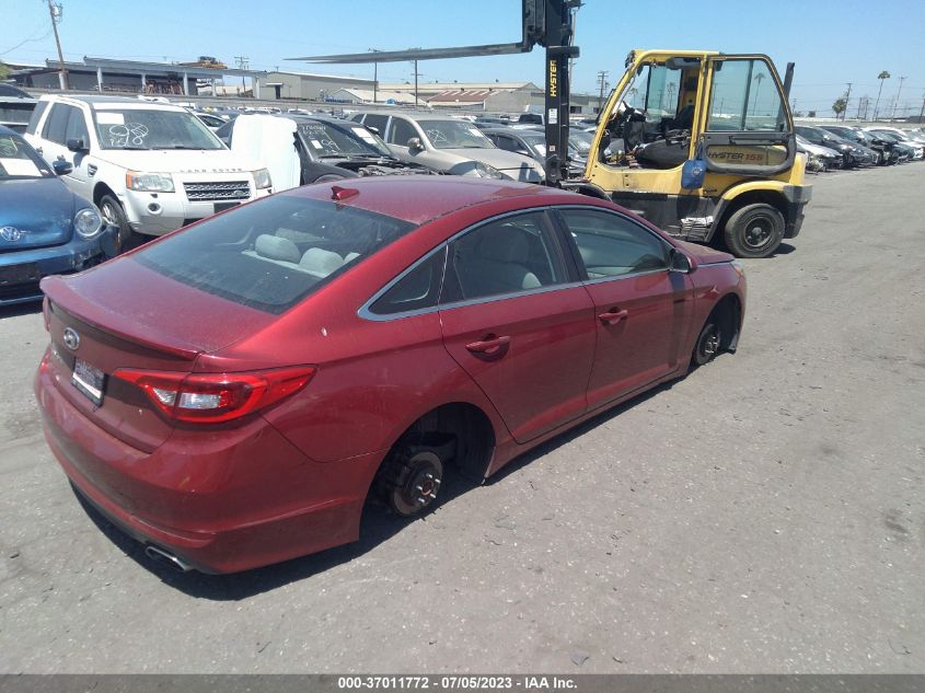 2016 HYUNDAI SONATA 2.4L SE - 5NPE24AF2GH375783