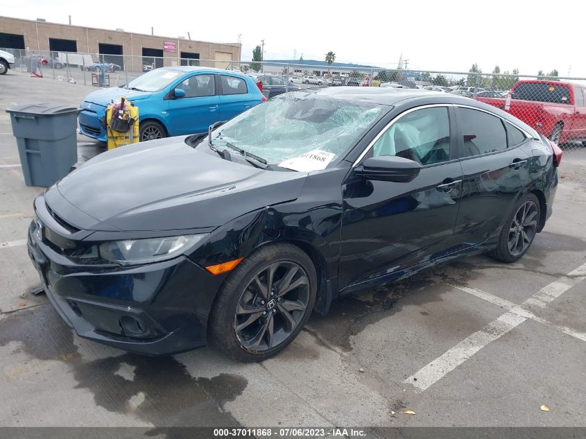 2019 HONDA CIVIC SEDAN SPORT - 2HGFC2F81KH522601