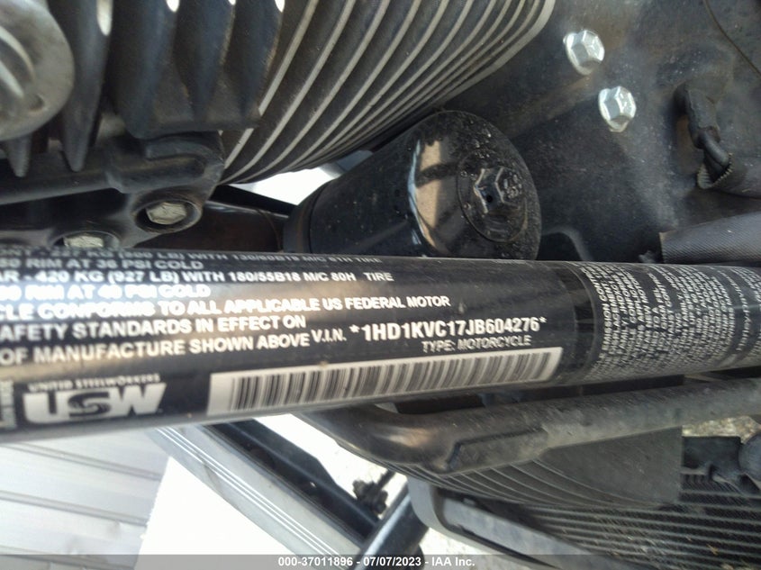 VIN 1HD1KVC17JB604276 2018 HARLEY-DAVIDSON FLHRXS
