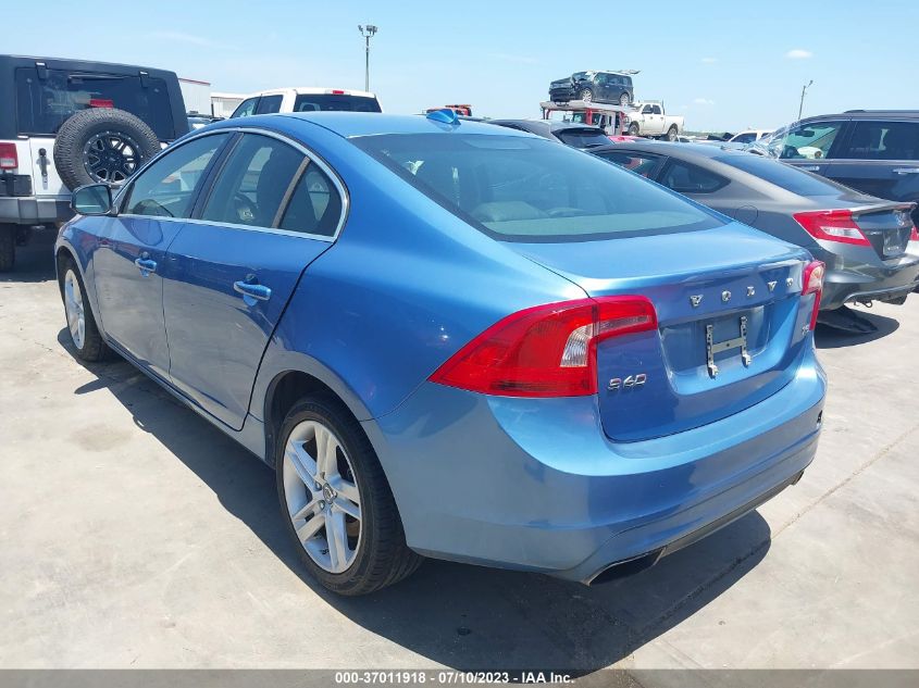 2014 VOLVO S60 T5 - YV1612FS7E1293953
