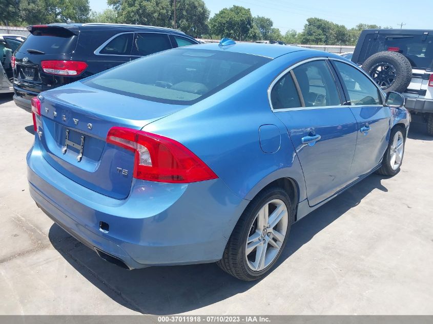 2014 VOLVO S60 T5 - YV1612FS7E1293953