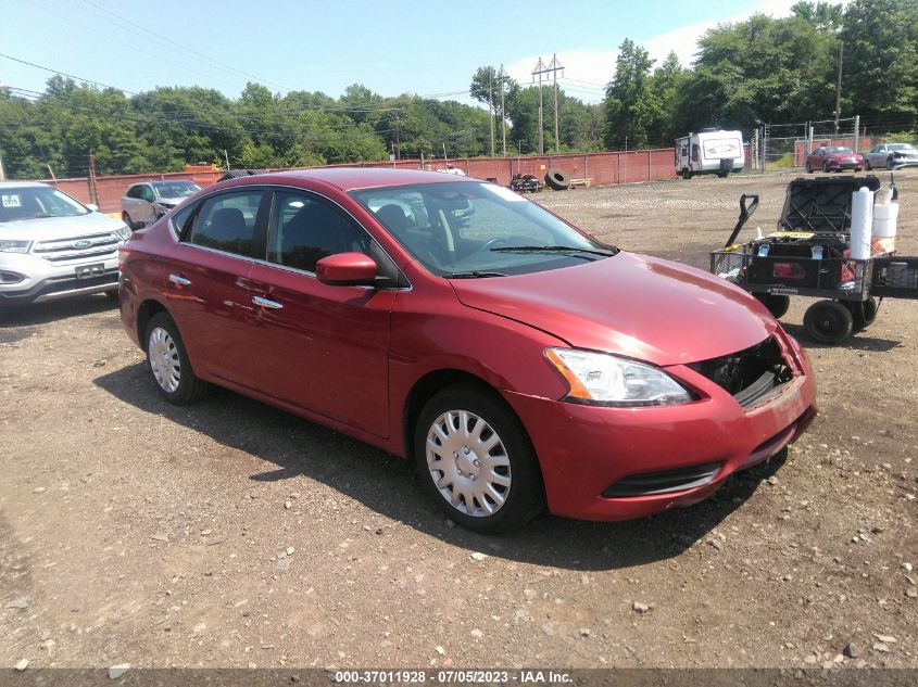 2015 NISSAN SENTRA SR/SL/S/SV/FE+ S - 3N1AB7AP2FY266253