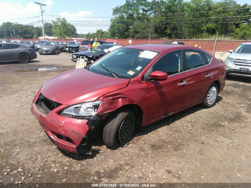 2015 NISSAN SENTRA SR/SL/S/SV/FE+ S - 3N1AB7AP2FY266253