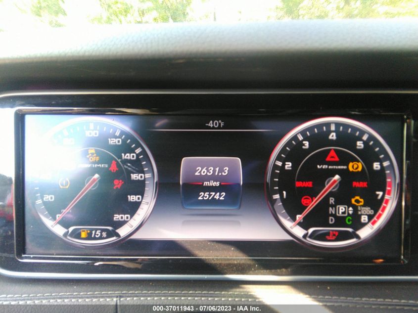 2015 MERCEDES-BENZ S-CLASS S 63 AMG - WDDXJ7JB7FA005368