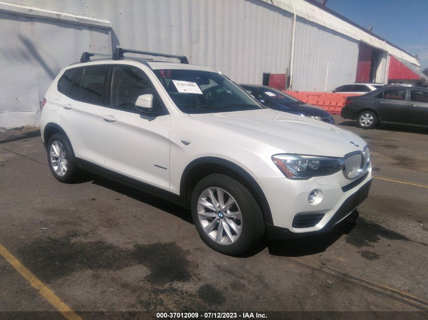 2015 BMW X3 XDRIVE28I - 5UXWX9C5XF0D50389