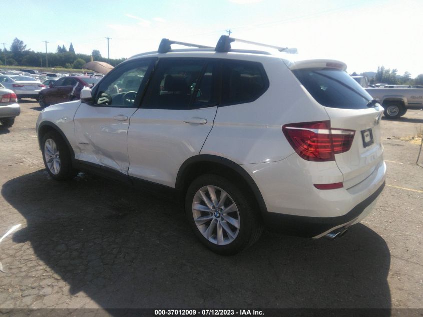 2015 BMW X3 XDRIVE28I - 5UXWX9C5XF0D50389