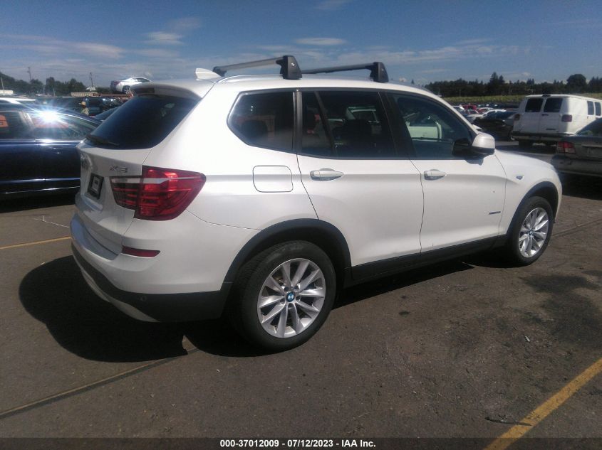 2015 BMW X3 XDRIVE28I - 5UXWX9C5XF0D50389