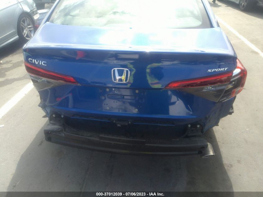 2022 HONDA CIVIC SEDAN SPORT - 2HGFE2F50NH515580