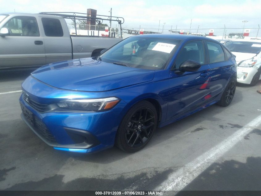 2022 HONDA CIVIC SEDAN SPORT - 2HGFE2F50NH515580