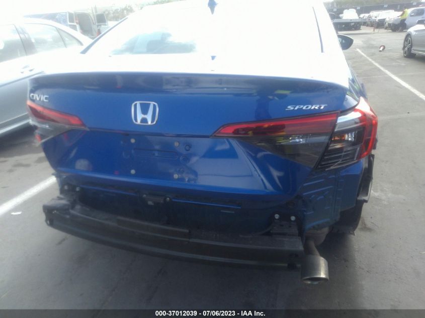 2022 HONDA CIVIC SEDAN SPORT - 2HGFE2F50NH515580