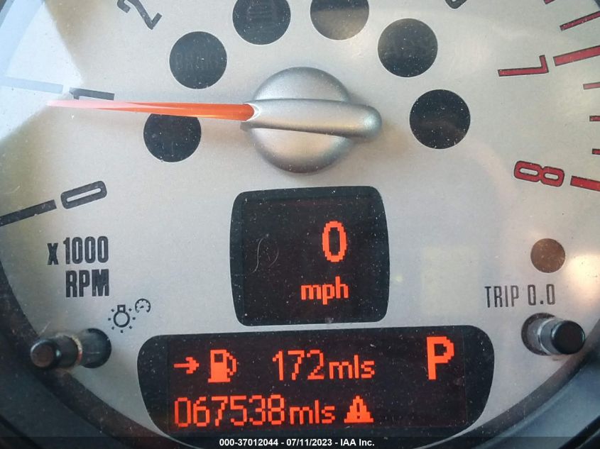 2013 MINI CONVERTIBLE COOPER WMWZN3C58DT568225