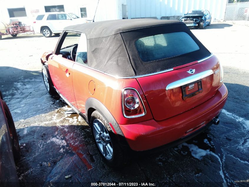 2013 MINI CONVERTIBLE COOPER WMWZN3C58DT568225