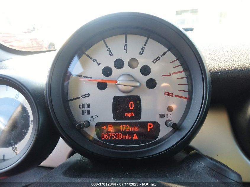 2013 MINI CONVERTIBLE COOPER WMWZN3C58DT568225