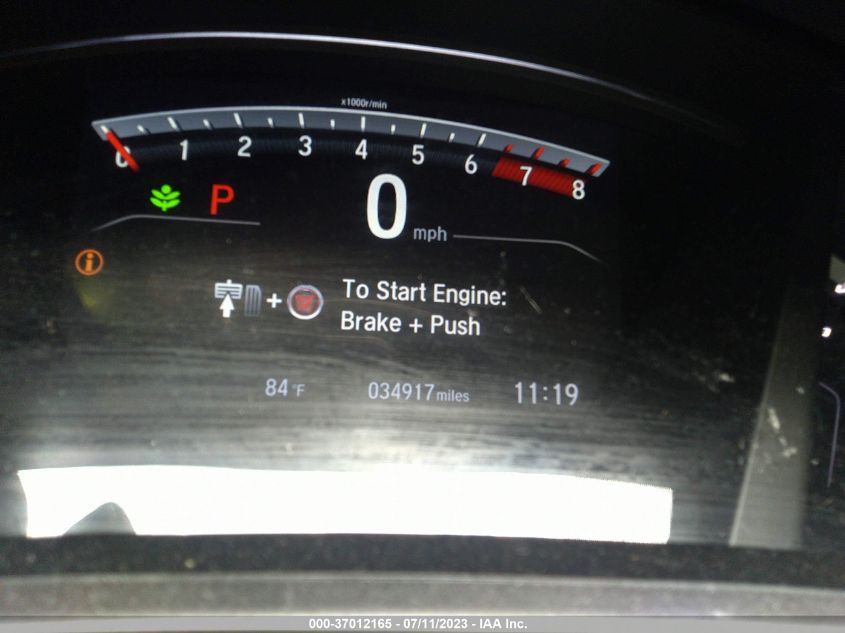 2019 HONDA CR-V EX-L - 5J6RW2H88KL010010
