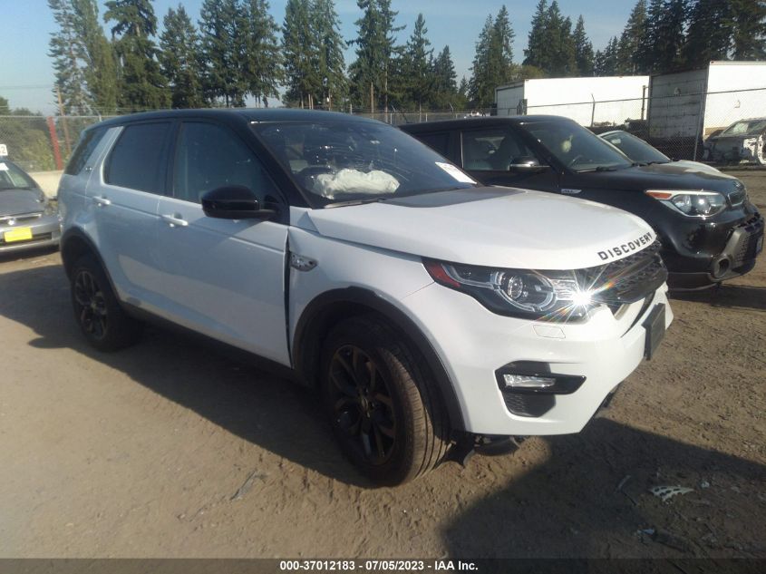 2018 LAND ROVER DISCOVERY SPORT HSE - SALCR2RX8JH777889