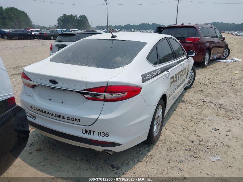 2017 FORD FUSION S - 3FA6P0G76HR229115