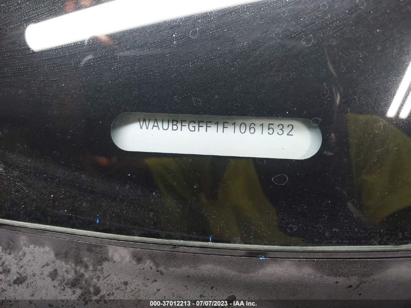2015 AUDI S3/A3 2.0T PREMIUM - WAUBFGFF1F1061532
