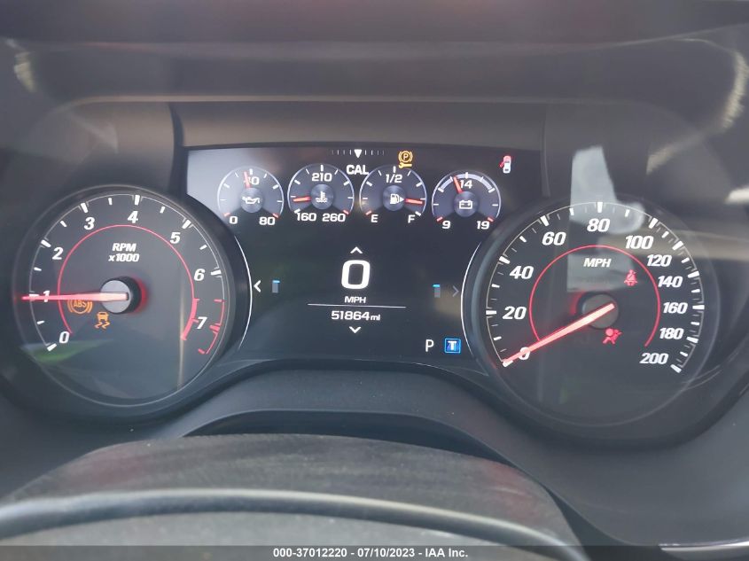 2019 CHEVROLET CAMARO 1SS - 1G1FF1R72K0119226
