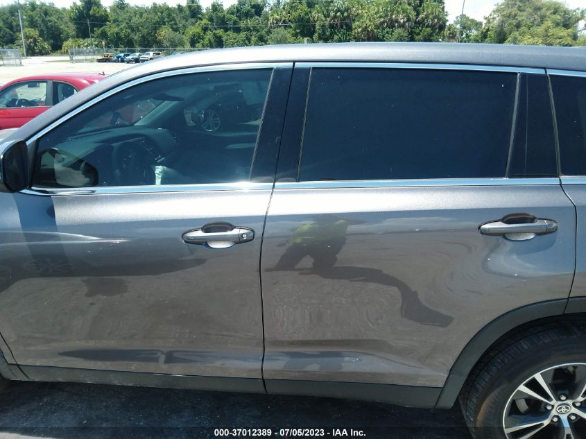2019 TOYOTA HIGHLANDER LE - 5TDZARFH2KS060139