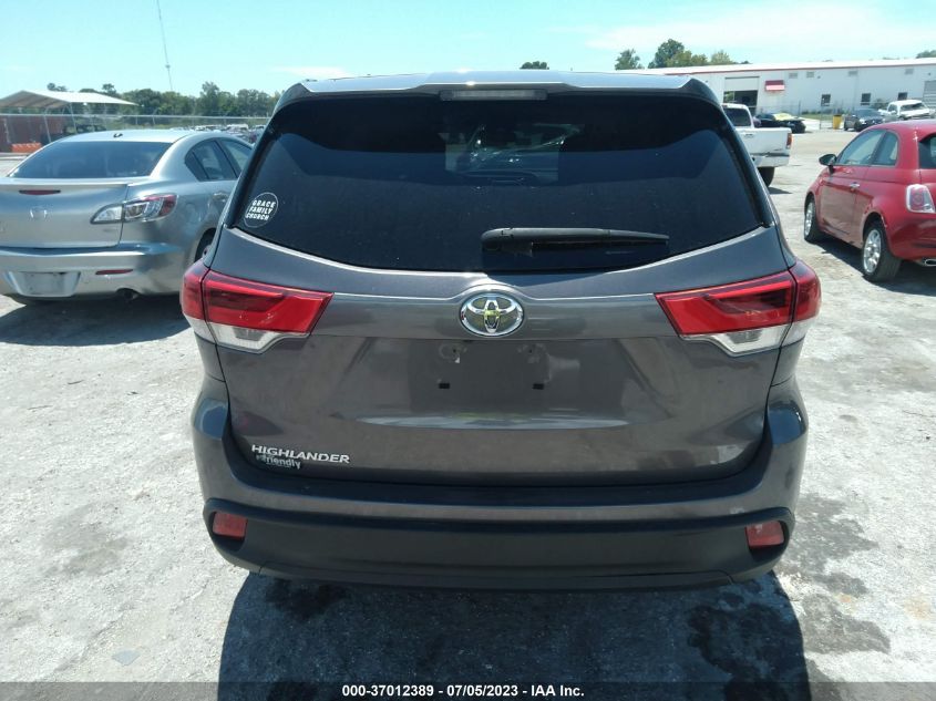 2019 TOYOTA HIGHLANDER LE - 5TDZARFH2KS060139