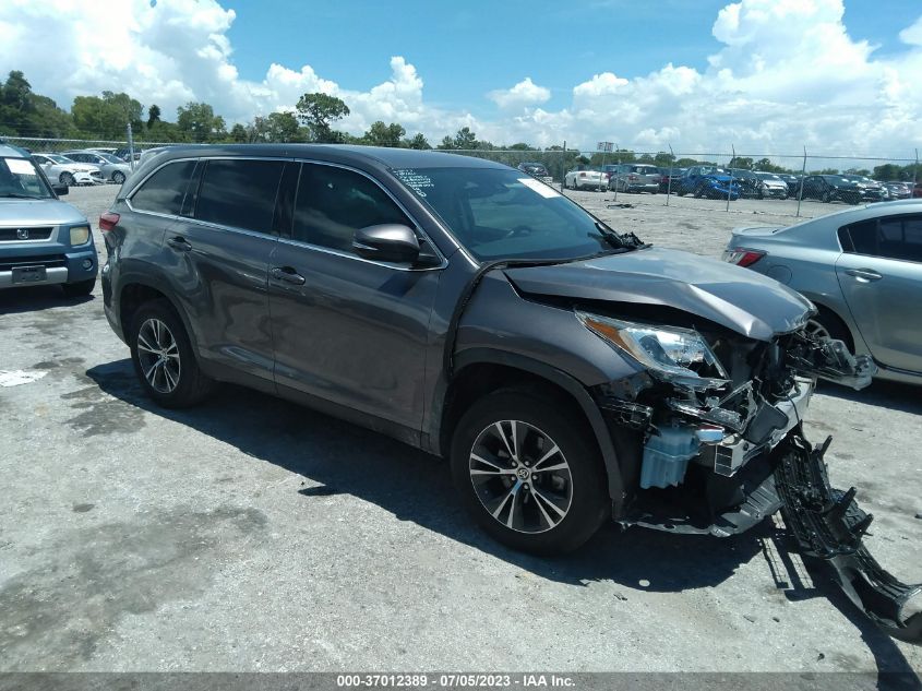 2019 TOYOTA HIGHLANDER LE - 5TDZARFH2KS060139