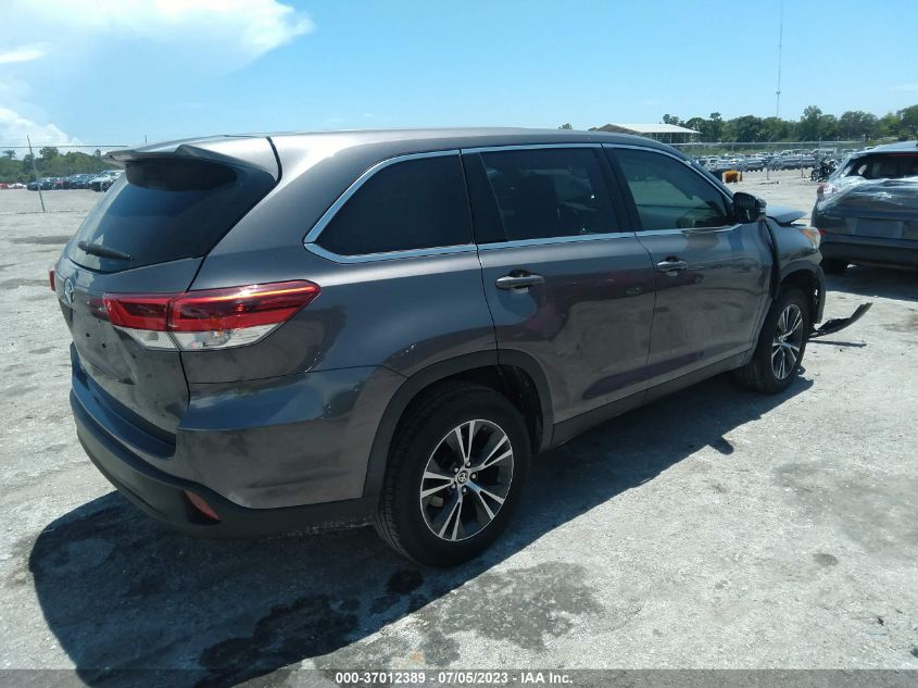 2019 TOYOTA HIGHLANDER LE - 5TDZARFH2KS060139