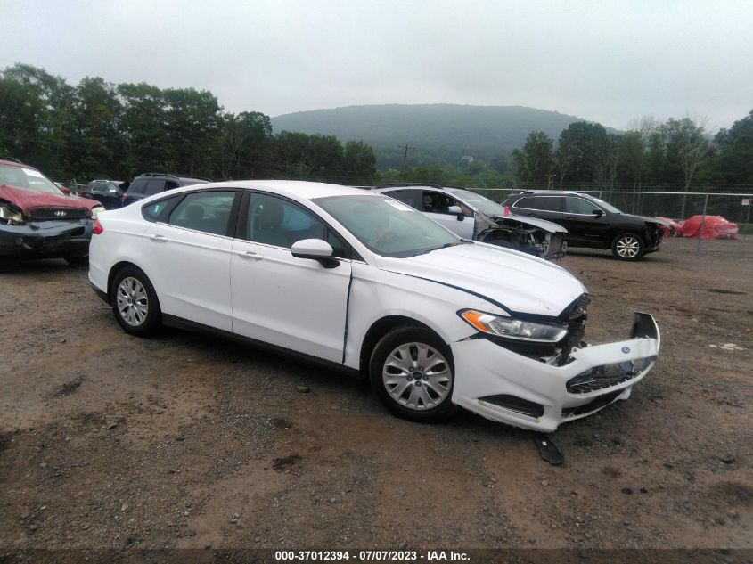 2013 FORD FUSION S - 3FA6P0G77DR152278