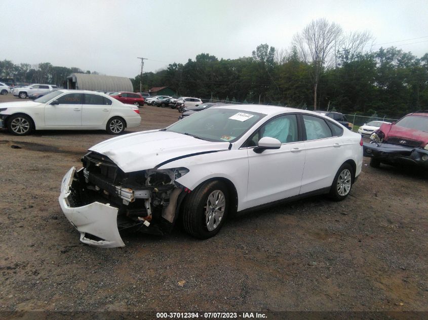 2013 FORD FUSION S - 3FA6P0G77DR152278