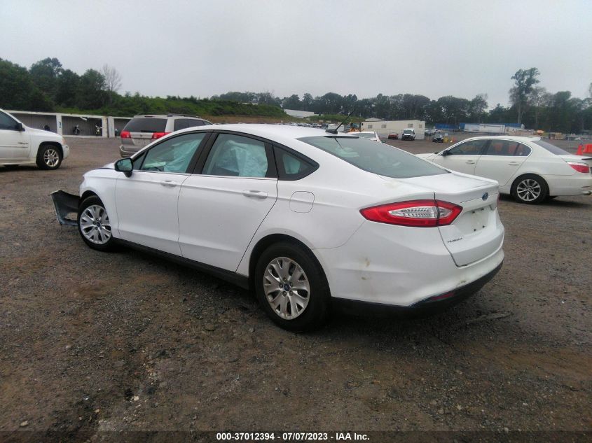 2013 FORD FUSION S - 3FA6P0G77DR152278