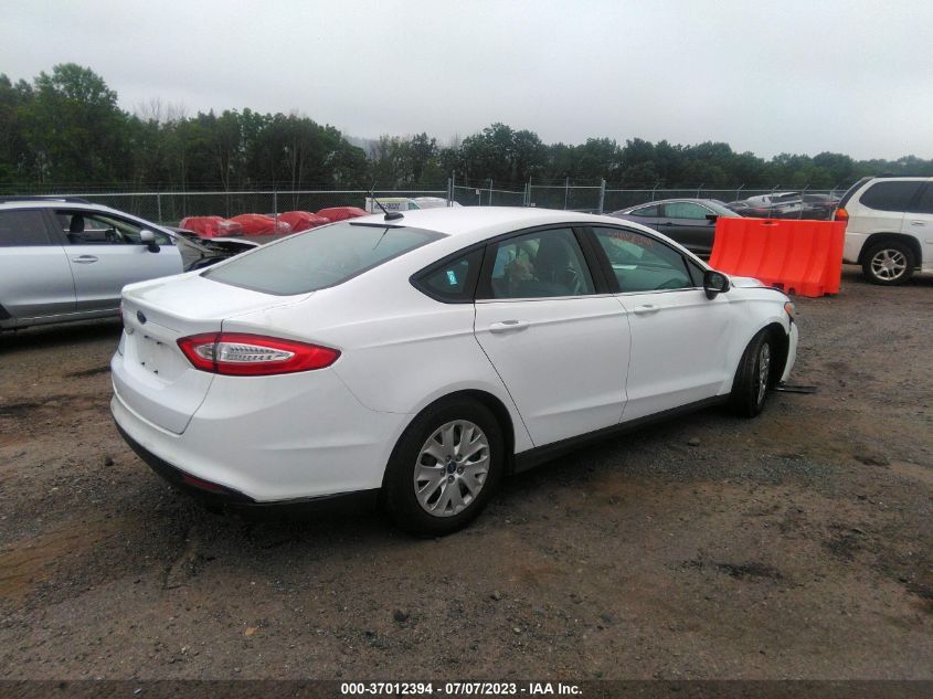 2013 FORD FUSION S - 3FA6P0G77DR152278